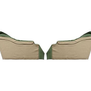 Bekleding achterzijde Panel  PV444A 47-50 geel/groen