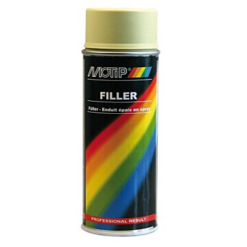 Spuitbus Grondverf - met  filler ( geel ) 420 ml