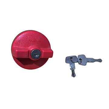 Benzinetank dop+slot 240+260+1978+ rood NOS ORIGINEEL