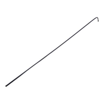 Sierlijst links achter scherm 244 264 240+260 4 deurs RVS 12.5mm chrome zwart