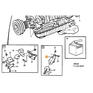 Nokkenvolger Diesel Volvo 240 - 260 - 740 - 760 - 780 - 940 - 960
