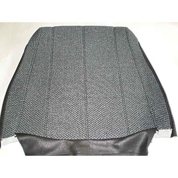 Bekleding 240 stoelhoes rug zwart/grijs visgraat 1977-1986