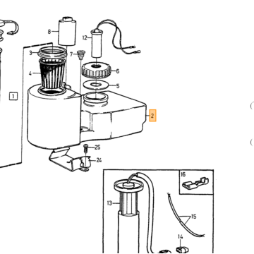 Reservoir Ruitensproeier 3 2L Volvo 740 760 780 940 960 S90 V90 alleen gebruikt leverbaar