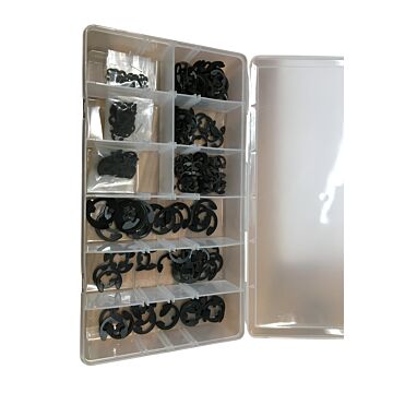 Circlip set 300 st diverse maten metrisch uitwendig
