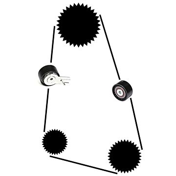 distributieriem set S80 C30 S40 V50 V70 1.6 diesel