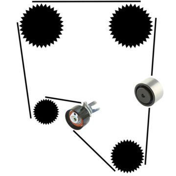 distributieriem set S80 Xc90