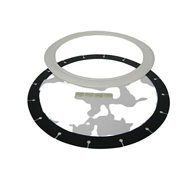 Witte zijvlakken voor wielsieringen nr 33702 15 inch (passen niet op GT velg)