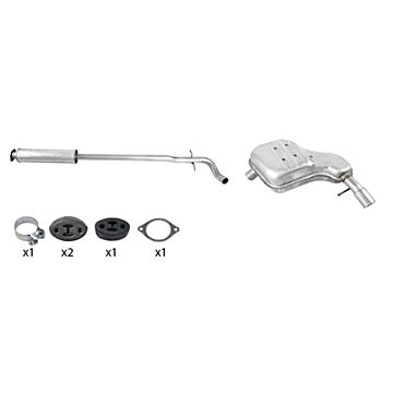 Uitlaat set S60 2000-2010 benzine met en zonder Turbo en Diesel