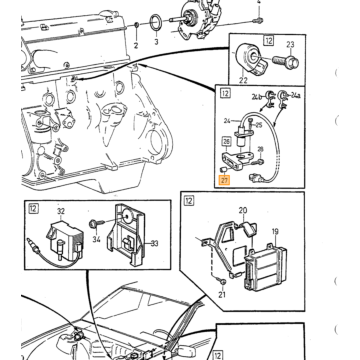 Bougiekabelset B200 - B230 Volvo 740 - 760 - 940 - 960
