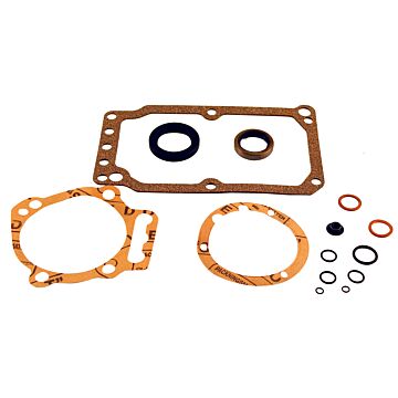 Pakkingset versnellingsbak M30+M40 incl oliekeerringen -1966 PV544+Amazon+Duett(uitgaande keerring 50 8MM)