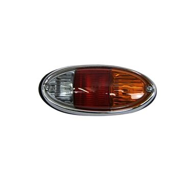Achterlicht Amazon inclusief chroomrand reflector en rubber 1962+670614