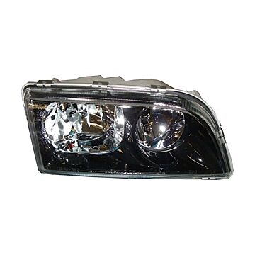Koplamp unit S40+V40 rechts dubbele reflector -2004