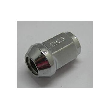 Moer wielmoer chroom M12X 1.50 35mm lang 60gr conus set 10 st