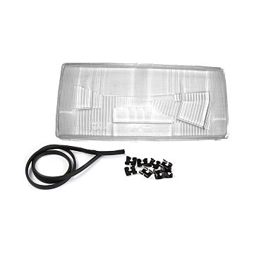 Glas koplamp 740+760 1984-1989 links 36x15.5cm koplampglas 740 760