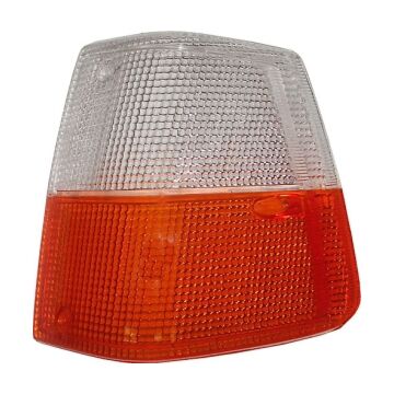Glas knipperlicht 240 242 244 245 244 Links oranje/wit 1981+ richtingaanwijzerglas 240 260