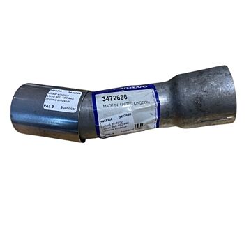 uitlaat eindpijp Volvo 460 480 440 chrome eindstuk
