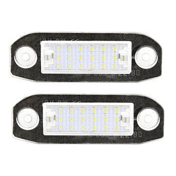LED kentekenplaatverlichting  5000K  1 paar C70  S40  S60  S80  V50  V60  V70  XC60  XC70  XC90