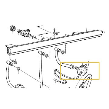 Brandstofdrukregelaar Volvo 960 - S90 - V90 B6254S B6304S