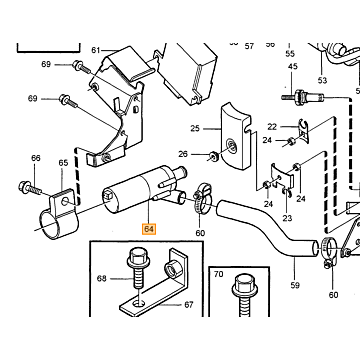 Waterpomp Standkachel Volvo S60 - V70 - XC70 - S80 - XC90