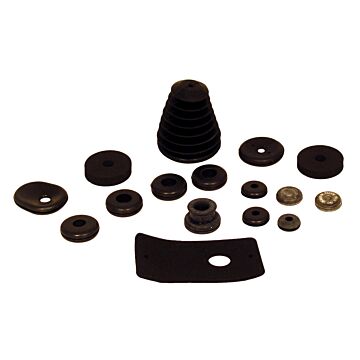 Rubber doorvoer schutbord PV544 1957-1961 B16 complete set 
