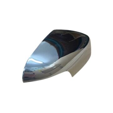 Spiegelkap buitenkant rechts Volvo S60 -2009 S80 -2006 V70 P26 chroom  met knipperlicht uitsparing
