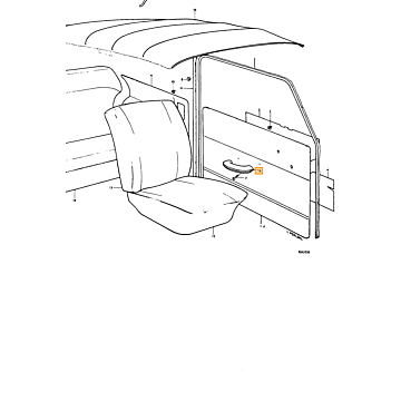 Portier handgreep binnen PV544 PV444 amazon 45  544  P210  1200  220  120  130