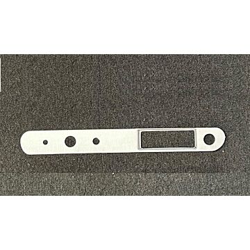 Dashboard P1800 aluminium paneel rechts onder midden LHD 668152 (met asbak opening)