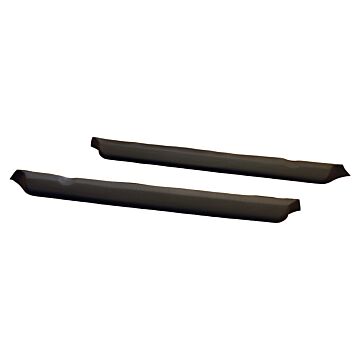 Bekleding P1800 bovenste armsteun links+ rechts(668379) -1971(alleen per paar) zwart
