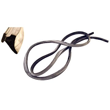 Rubber portier P1800 onderzijde links origineel model