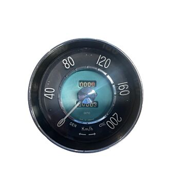 Kilometerteller klok 1800S revisie RUIL KM blauw -1969