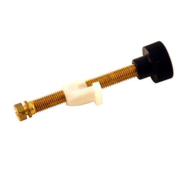 Koplamp afsteller 140+164 koper met kunststofmoer (2 per koplamp) 