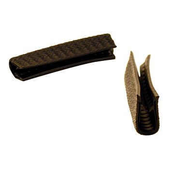 Rubber portierstijl (kantprofiel)  (140+240 242 244 245 242 244 245 binnenzijde per meter (260cm per portier nodig)
