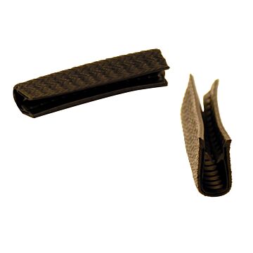 Rubber portierstijl (kantprofiel)  (140+240 242 244 245 242 244 245 binnenzijde per meter (260cm per portier nodig)