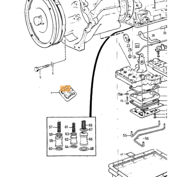 Afdichting RING AW70 AW71 BW35 BW55 240 260 740 940 1239689