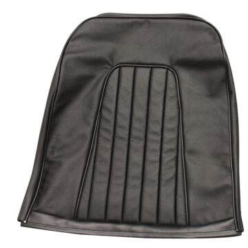 Bekleding P1800S stoelbekleding zwart leder rug deel