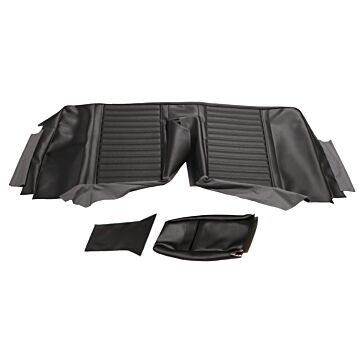 Bekleding Amazon 2 deurs achterbank hoes rug zwart 1965-1968 417 428-584 zie 691474