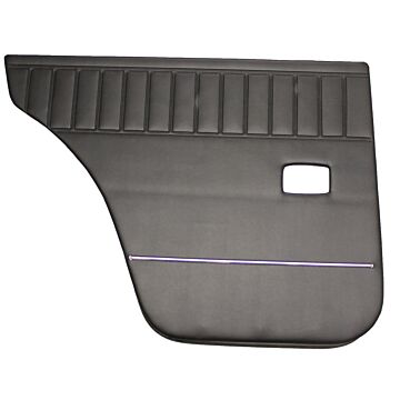 Bekleding Amazon 4 deurs deurpaneel Link+rechts sachter zwart 1966-1968 172-507 SET incl 692001