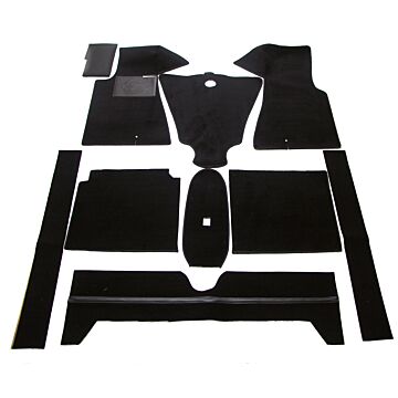 Mattenset 140 blauw 1972 korte pook  142 144 145  5 delig