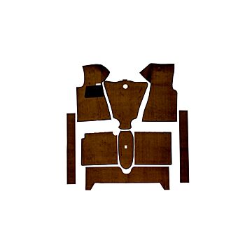 Mattenset 140 bruin gehele bodem -1971 lange pook 142 ch -249929 144 ch -263069 145 ch -103379