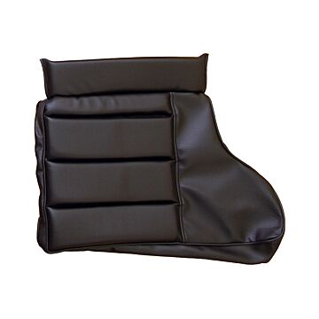 Bekleding 1800ES achter bank set zitting Links/rechts en rug  zwart 345-807 SET incl 695721