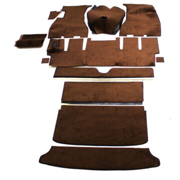 Mattenset P1800E bruin complete set 10 delen