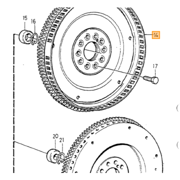 Aandrijfplaat D5244T - D5244T2 Automatische Transmissie Volvo S80 - V70 - XC90 - S60 - XC70 automaat