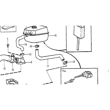 Koelwaterpeilsensor Volvo 850 - V70 - S70 - C70 - XC70