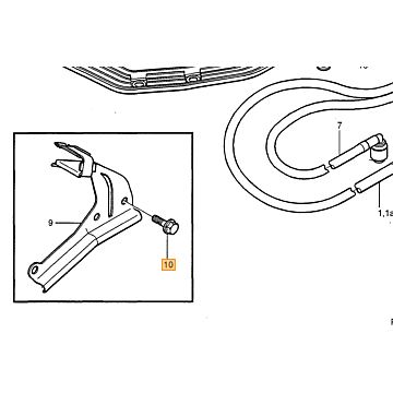 Zuigslang aansluiting 4mm - 6mm Volvo 240 - 740 - 760 - 780 - 850 - 940 - 960 -  S90 - V90 - C70 - S70 - V70 - XC70 - S80 - S40 - V40