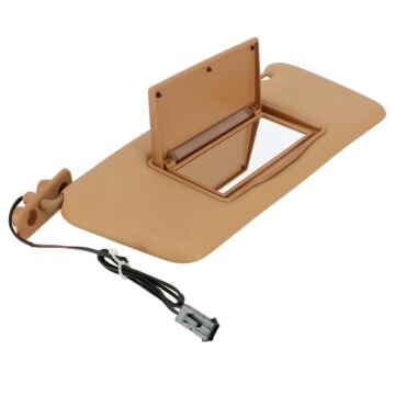 zonneklep links BEIGE