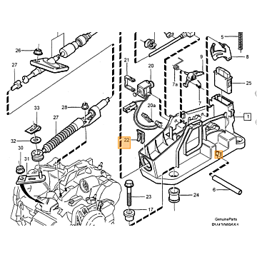 Olieleiding inlaat versnellingsbak Volvo V70 - S70 - C70