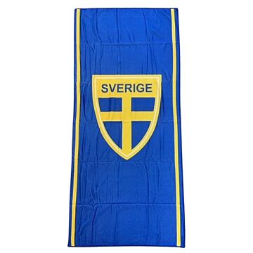 Strand laken Zweedse vlag 150 x 70 cm C202  C303