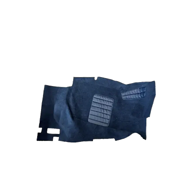 Mat links blauw