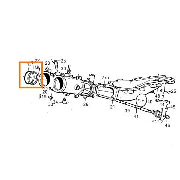 Back-Up Ring spruitstuk B27 b28 injectie 240 260 760