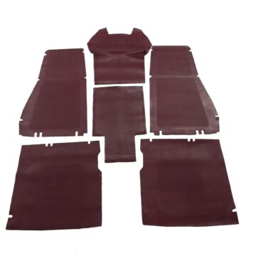 Mattenset rubber Rood PV444 1951-1955 niet meer leverbaar zie 277237-1